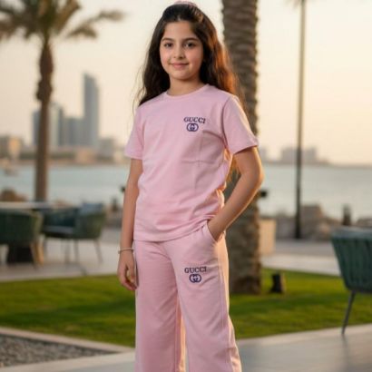 صورة طقم وردي صيفي بناتي